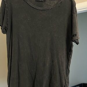 All Saints Vintage Black Short Sleeve Tee